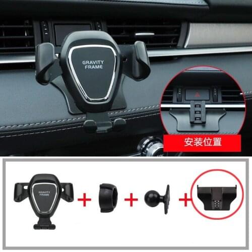 For Mazda Atenza 2019 2020 Car Cell Phone Holder Air Vent Mount Stand Shockprrof Fit 4.7~7inch Moblie Phone