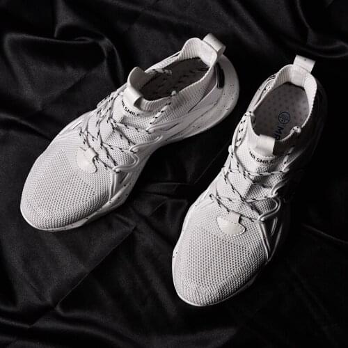 Breathable shoes for respirant top sports luxury spring mesh slip hot shoe low fabric sport style safety trainers up anti man