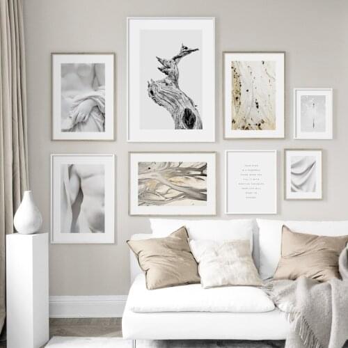 Firework Body Sculpture Desert Tree Quote Wall Art Canvas Painting Nordic Posters And Prints Wall Pictures For Living Room Decor