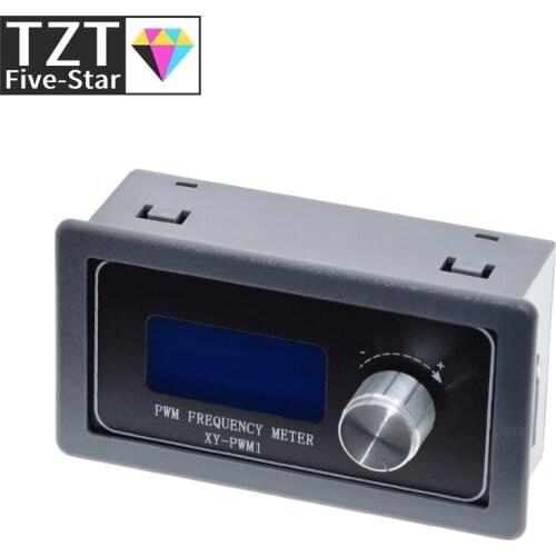 Signal Generator PWM Pulse Frequency Duty Cycle Adjustable Module LCD Display 1Hz-150Khz 3.3V-30V PWM Board Module Hand knob