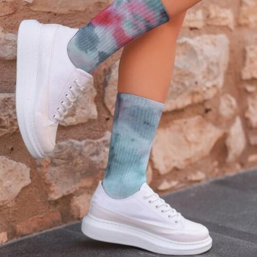 Tonar Voni White Patent Leather Linen Detailed Sports Shoes New Season Convenient Seasonal Style Sneaker