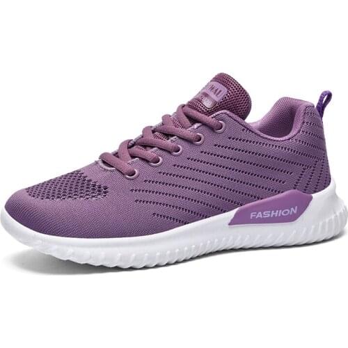 2020 Summer New Running Shoes Women Breathable Sports Shoes Outdoor Lace-up Brand Off White Sneakers Zapatillas Mujer Deportiva