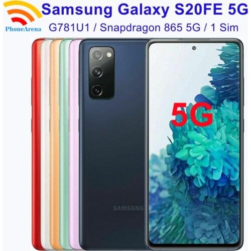Original Samsung Galaxy S20FE 5G G781U1【98% New】Unlocked Cell Phones 6GB RAM 128GB ROM 6.5" Snapdragon NFC Octa Core