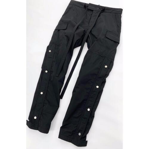 Owen Seak Men Casual Cargo Gothic Mens Clothing Sweatpants Spring Autumn Women Solid Loose Drawstring Pants