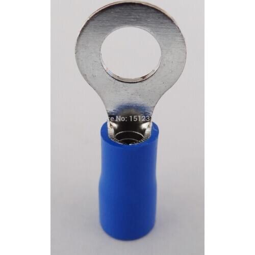 100PCS/lot pre-insulating terminal RV2-8 16-14AWG(1.5-2.5 square meter) wire connector