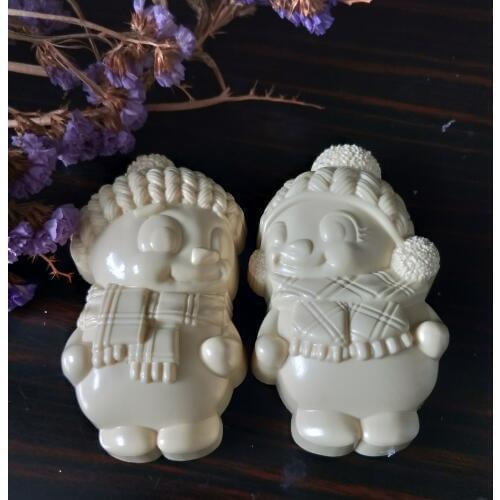 PRZY silicone fondant molds DIY Christmas snowman shape new style cake tools chocolate candy molds