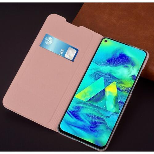Slim Wallet Case For Samsung Galaxy M40 M 40 SM-M405FN/DS M405F Phone Sleeve Bag Mask Flip Cover With Card Holder Business Purse