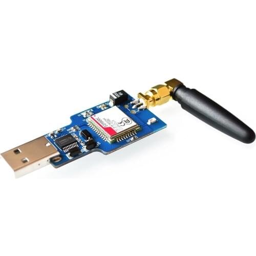 USB to GSM Serial GPRS SIM800C Module With Bluetooth Sim900a Computer Control Calling With Antenna