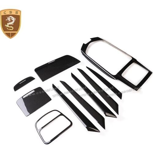 Real Carbon Fiber Interior Trim For Maserati Levante 2016 2017 2018 Central Control Door Inner Handle Car Styling Accessories