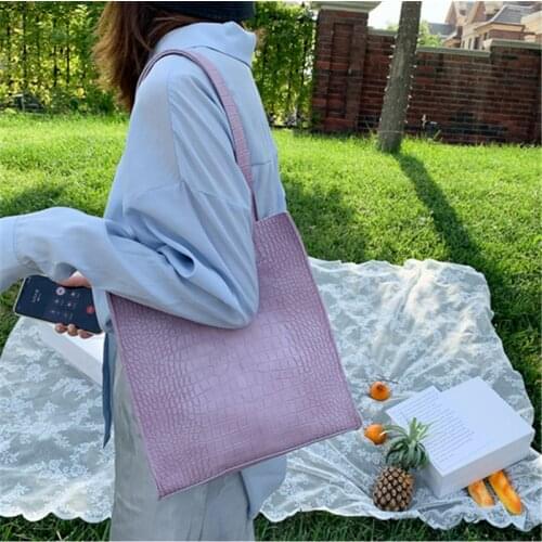 2020 Bolsa Feminina Women Bags for Women PU Leather Top-handle Bags Handbag Fashion Lady Large Capacity Shoulder Bags Solid Bag