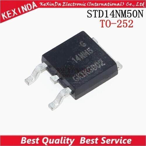 10pcs/lot STD14NM50N 14NM50N 14NM50 TO-252 new and original