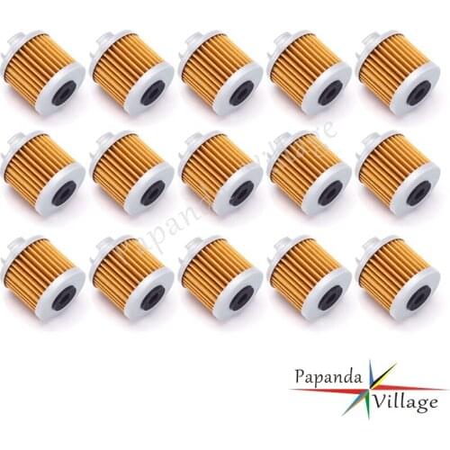 15412-HB6-003 15each Oil Filter For Honda Lifan Zongshen Takegawa Kitaco Daytona Anima Piranha Trex TRX125 FOURTRAX