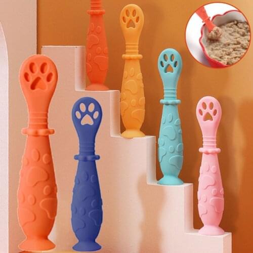 2pc Baby Silicone Feeding Spoon Sets Kids Dishes Toddler Infant Feeding Utensils Sets Children Tableware Baby Soft Teether Spoon