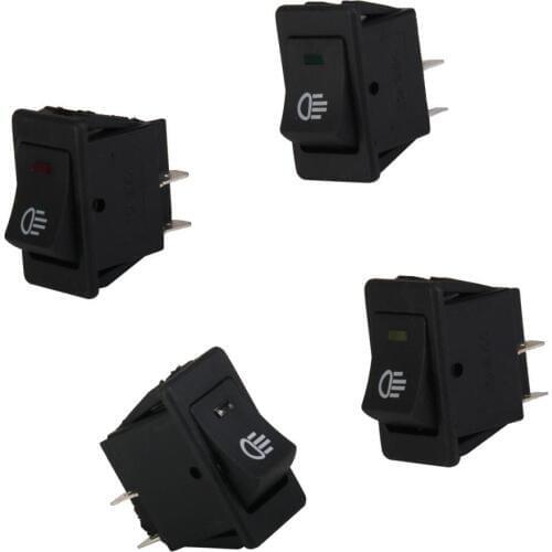4 Pieces 12V 35A DC Car Fog Light Rocker Switch Dashboard Panel Parts