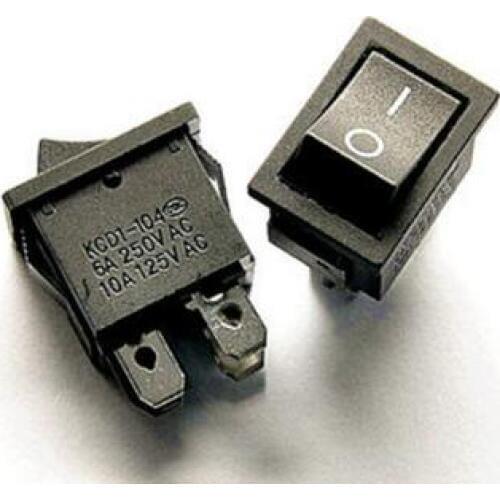 5pcs/lot 15*21mm SPST 4PIN ON/OFF Boat Rocker Switch 6A/250V 10A/125V Car Dash Dashboard Truck RV ATV Home