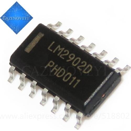 5pcs/lot LM2902DR LM2902DT LM2902M LM2902VDG LM2902 SOP-14 In Stock
