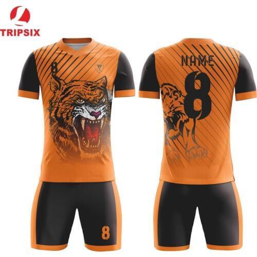 US USA Sleeveless Orange Color Ladies Football Jersey