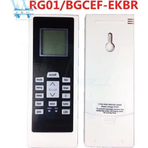 AWO NEW RG01/BGCEF-EKBR Replacement for Electrolux AC A/C air Conditioner Remote control black