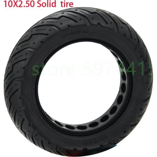 10x2.50M Solid Tire for Xiaomi Ninebot Max G30 Electric Scooter 10 Inch 60/70-6.5 Upgrade and Replace Explosion-proof Tyre