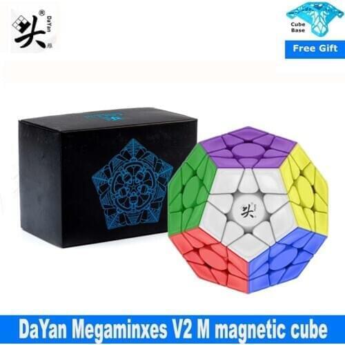 DaYan Megaminxes V2M magnetic magic cube special shape speeding cube educational twist wisdom creative toys game cubo magico