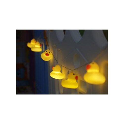Cute Little Yellow Duck LED String Light Xmas Garden Patio Tree Kids Room Decor