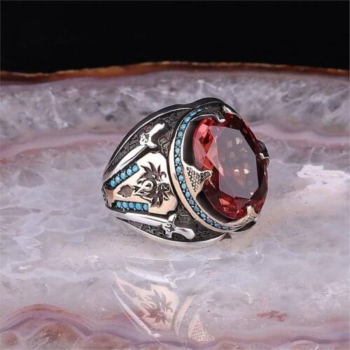 Zultanit 925 Sterling 925 K Silver Men 'S Ring