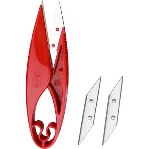 Nonvor 1Pcs U-shape Sewing Scissors Yarn Shear Thread Cutter Embroidery Cross-stitch Scissors Sewing Supplies for Handicraft