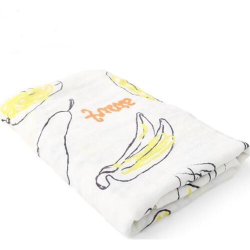 2018 Baby Sleeping Blankets Bamboo fiber Swaddle Wrap Super Soft Crib muslin Infant Blanket 120*120cm for 0-3Years children