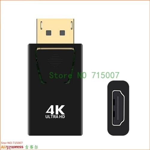 DP To HDMI Max 4Kx 2K 60Hz Displayport Adapter Female To Male Cable Converter DisplayPort To HDMI Adapter For PC TV Converter