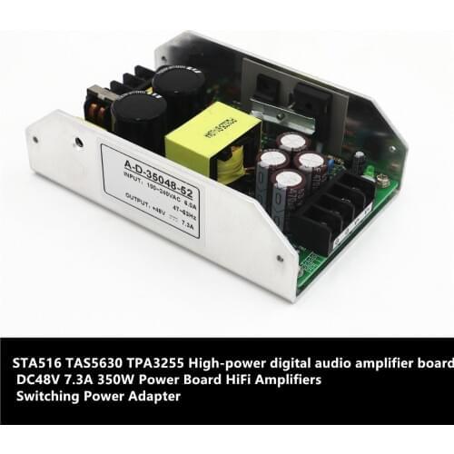 TAS5630 TPA3255 High-power digital audio amplifier board DC48V 7.3A 350W Power Board HiFi Amplifiers Switching Power Adapter