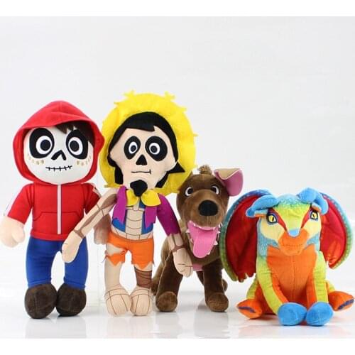 20-30cm coco movie plush doll toy movie Miguel Riveras Ernesto de la Cruz Hector cute action figure model toy remember me