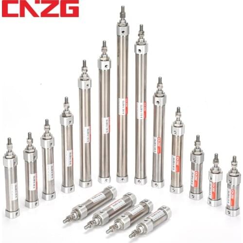 Pneumatic Air Cylinder cdj2B10 Type Mini Double Acting Single Rod 10mm 16mm Bore 10~150mm Stroke CDJ2B16