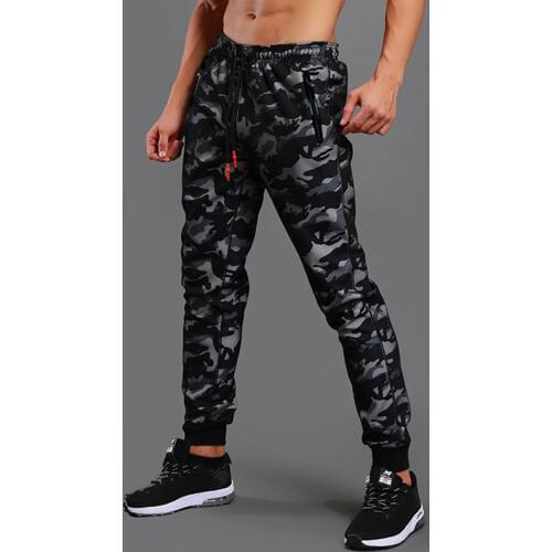 Jogging Pants Men Casual Camouflage Training Pants Sports Fitness Workout Trousers Feet Pant For Outdoor Running Camping Hiking