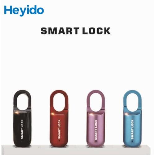 Fingerprint Padlock USB Smart Cabinet Dormitory Anti Theft Multi Function Small Size Keyless