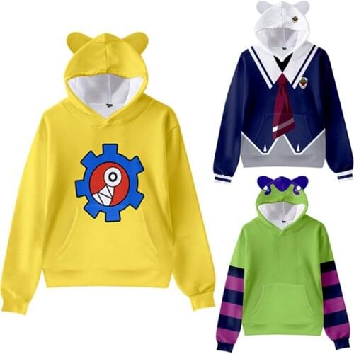SK8 the Infinity Reki Miya Cosplay Hoodie Sweatshirts 3D Print Cropped Hooded Pullover Hoodies for Women Girls Streetwear Coat