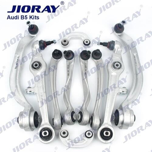 JIORAY Control Arm Ball Joint Stabilizer Link Tie Rod Kits For Audi A4 8D2 B5 A6 C5 A8 4D2 VW Volkswagen PASSAT SKODA SUPERB