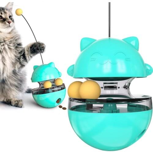 Fun Tumbler Interactive Pets Slow Food Entertainment Toys Attract The Attention Of The Cat Adjustable Snack Mouth Toys For Pet