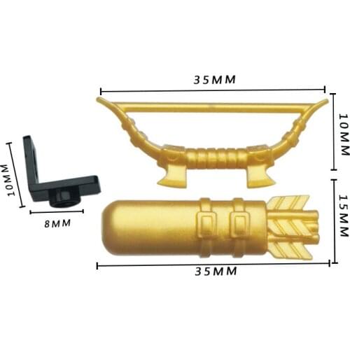 Military Accessiores Missile Creative toys Weapon Bow for kids Building Blocks MOC parts Military Bricks compatible Bricks Kit