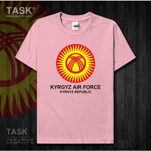 Air Force Kyrgyzstan Kyrgyz KGZ KG country summer Short sleeve new Tops t shirt mens casual jerseys Army Tactical Military 01