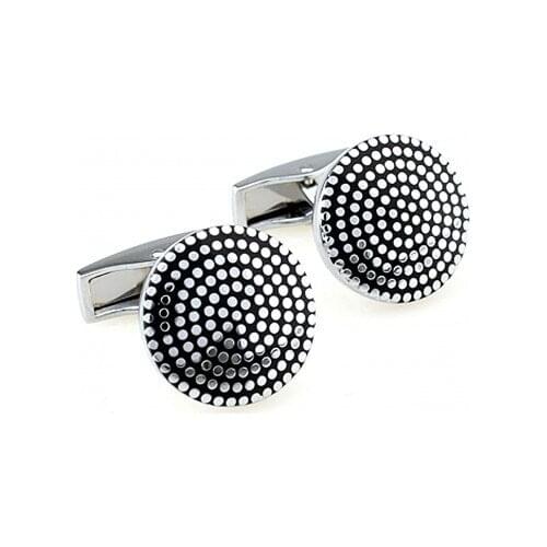 YH05367 Cufflink Flower Stripe Epoxy Cuff Link 4 Pairs Wholesale Free Shipping