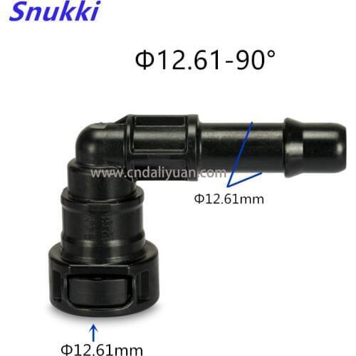 12.61mm 90 degree gear-box cooling tube quick connector auto fuel line connector for Land Rover fuel line fittings 5pcs a lot