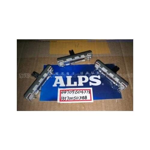 2PCS DJ mixer fader potentiometer Switches single rod 4.5cm B10K with midpoint 10MM axis