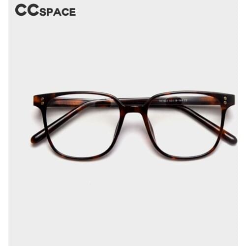 49455 Classic Orange Square Retro Glasses Frame Men and Women Fashion Optical Computer Eyeglasses Trend Flat Mirror