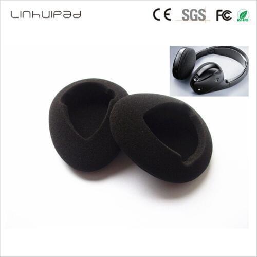 80mm Black Square foam ear pads Replacement ear cushions Foam ponge covers for FORM2 headphone 2pair /lot free shipping