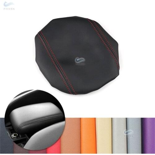 For Ford Focus 2012 Car Accessories Interior Center Console Lid Armrest Box Cover Microfiber Leather Decor