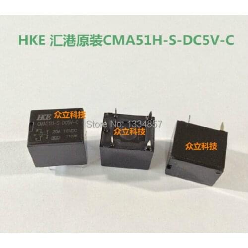 Free shipping lot (10pieces/lot) HUIGANG HKE CMA51H-S-DC5V-C CMA51H-S-5V-C CMA51H-S-5VDC-C 20A 5PINS Power Relay original New
