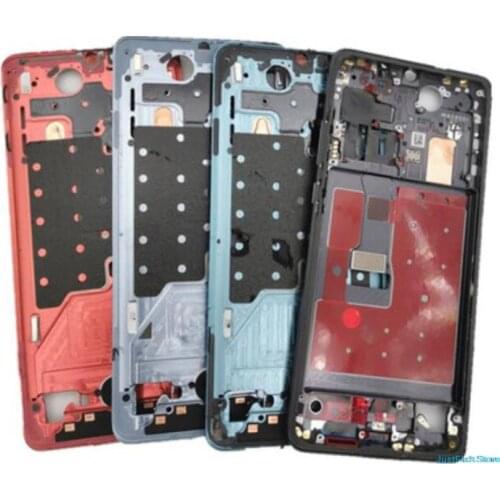 For Huawei P30 P30 Pro Mid Middle Frame Housing With Side Keys Repair For Huawei P30 / P30Pro Middle Frame Housing Bezel Cover