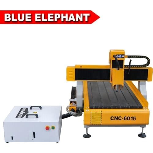 Blue Elephant Wood CNC Router Woodworking Machinery 6015 Wood Cutting Machine 1.5kw water cooling spindle