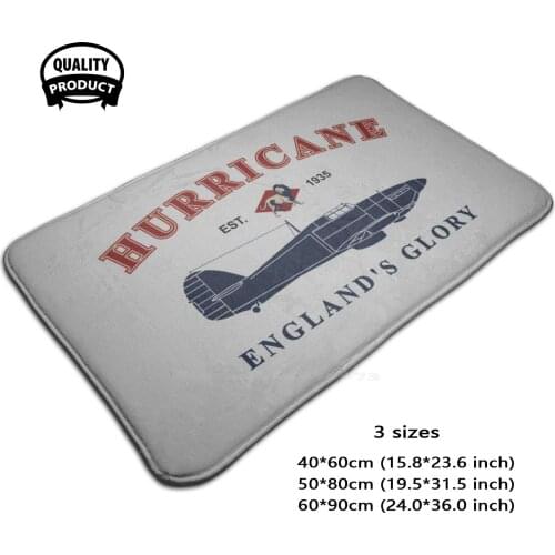 Raf Hurricane Door Mat Foot Pad Home Rug Battle Of Britain Raf The Few Hawker Hurricane Raf Fighter Pilot Fighter Jet Second