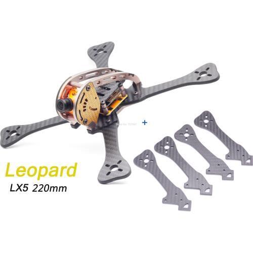 Mini FPV DIY 220 220mm quadcopter carbon fiber frame with Replacement Arm 4mm for Leopard Lx5
